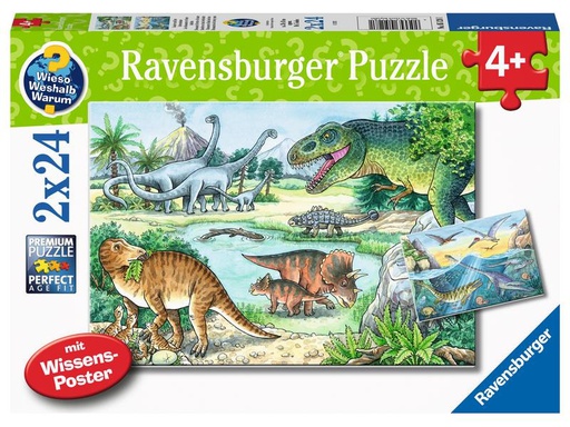 [90014133 1157527] Ravensburger Puzzle Saurier und ihre Lebensräume