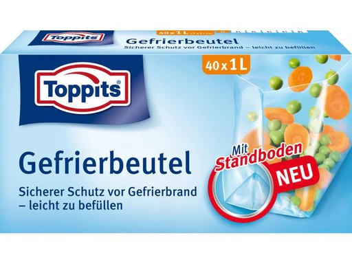 [90141548 370607] Toppits Gefrierbeutel 40 Stück