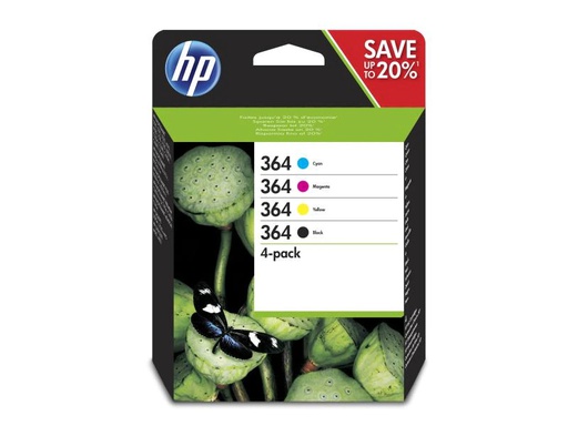 [90141585 416360] HP Combopack Nr. 364 (Tinte N9J73AE) C/M/Y/BK