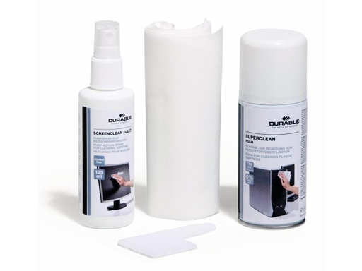 [90141659 991038] DURABLE Reinigungsspray und Tuch PC Cleaning Kit 125 ml; 150 ml