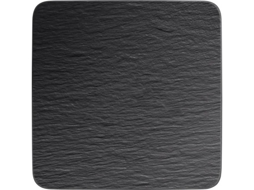 [90014149 1097797] Villeroy &amp; Boch Servierplatte Manufacture Rock Quadratisch, Schwarz