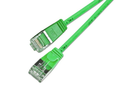 [90141842 353797] SLIM Slimpatchkabel RJ-45 - RJ-45, Cat 6, U/FTP, 3 m, Grün