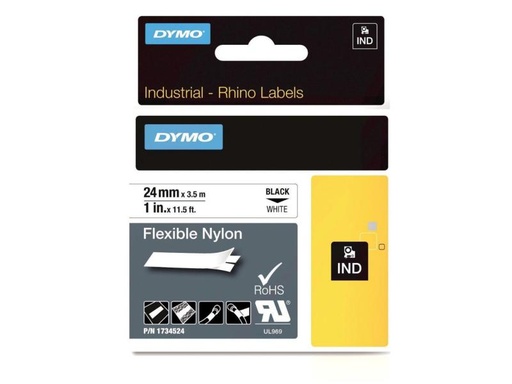 [90014168 97828] DYMO Beschriftungsband 1734524 Schwarz auf Weiss
