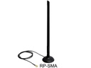 Delock WLAN-Antenne RP-SMA, 30cm RP-SMA 6.5 dBi Rundstrahl