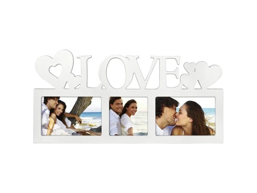 [90142460 692239] Hama Bilderrahmen LOVE Weiss, 10 x 10 cm; 10 x 15 cm