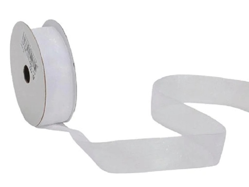 [90142559 1122523] Spyk Organzaband Organsa 15 mm x 8 m, Weiss