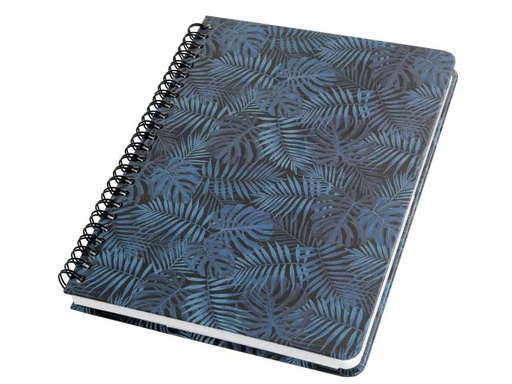 [90142663 1014775] Jolie Notizbuch Mystic Jungle A5, Dot, Blau/Schwarz