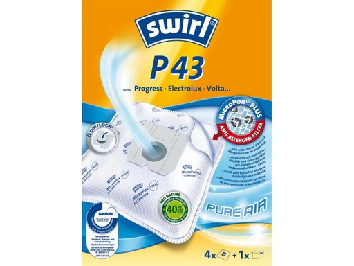 [90142743 572768] Swirl Staubfilterbeutel P 43 4 Stück