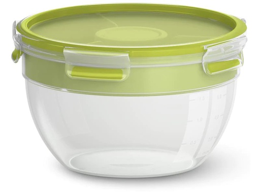 [90142813 1144834] Emsa Salatbehälter Clip &amp; Go 2.6 L Grün