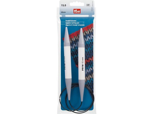 [90142838 1175068] Prym Rundstricknadel Ø 15 mm x 80 cm, Kunststoff