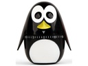 Kikkerland Küchentimer Pinguin Schwarz