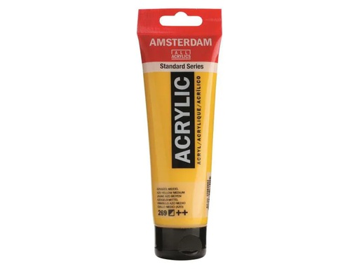 [90142951 995902] Amsterdam Acrylfarbe Standard 269 Azogelb halbdeckend, 120 ml