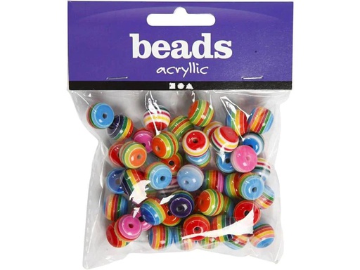 [90143141 846870] Creativ Company Resinperlen 12 mm Multi Mix