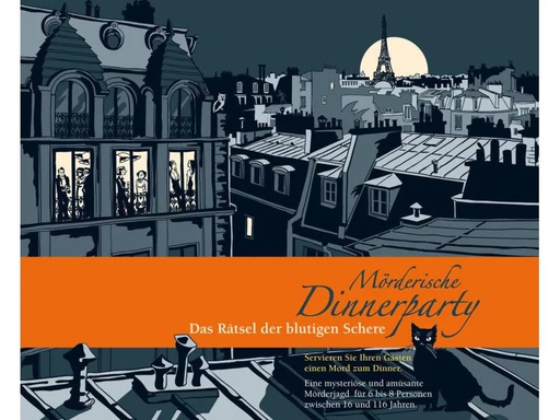 [90143488 862392] Blaubart Verlag Partyspiel Dinnerparty: Das Rätsel der blutigen Schere