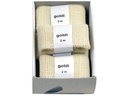 GOLDINA Juteband 6 cm x 2 m, Weiss, 1 Stück