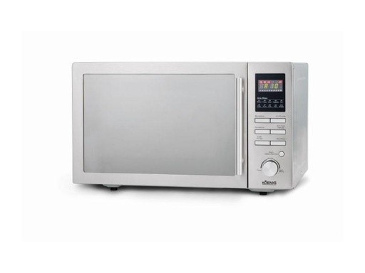 [90143776 925321] Koenig Mikrowelle mit Grill 3-in-1 Silber