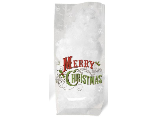 [90143827 605605] URSUS Guetzli-Verpackung Merry Christmas 14.5 cm x 23.5 cm