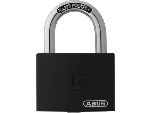 [90144003 1169281] Abus Vorhängeschloss T65AL/40 Schwarz Aluminium