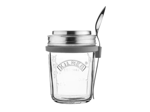 [90144042 1146966] Kilner Lunchbox mit Löffel Transparent