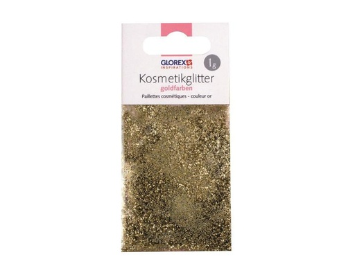 [90144203 628081] Glorex Kosmetik und Seifenzusatz Glitter Gold