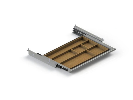 [90144283 1204418] Actiforce Materialschublade SN 43.4 x 4.4 x 26 cm, Silber