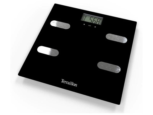 [90144542 1104884] Terraillon Körperanalysewaage Fitness Schwarz