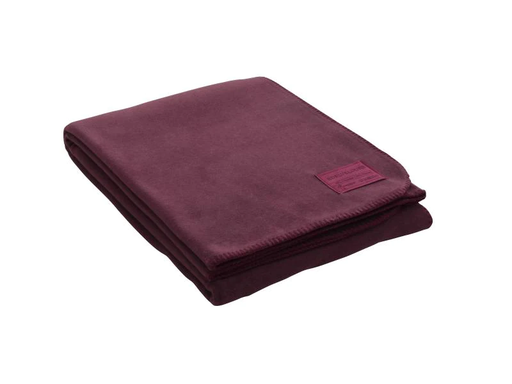 [90144845 1090621] Eskimo Decke Edelvelours Hagebutte Rot,150 x 200 cm