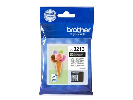 [90144952 658876] Brother Tinte LC-3213BK Black