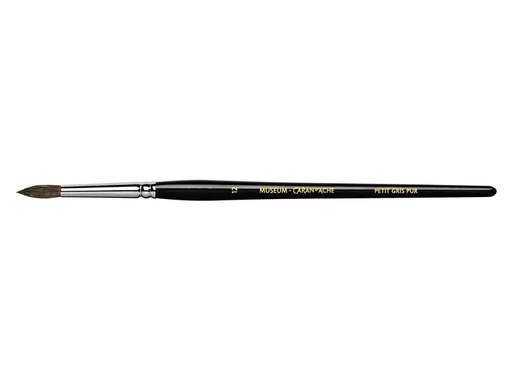 [90145184 1182752] Caran d'Ache Aquarellpinsel «Petit Gris» Nr. 12, 1 Stück