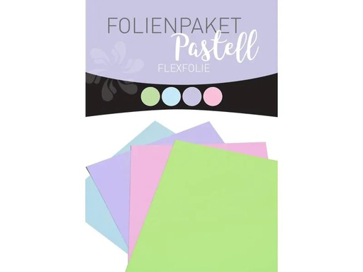 [90145212 654093] Stahls Aufbügelfolie Flex Set Pastell