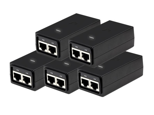 [90145235 724576] Ubiquiti PoE Injector POE-24-12W-5P 24 Volt GE passiv, 12Watt, 5-Set