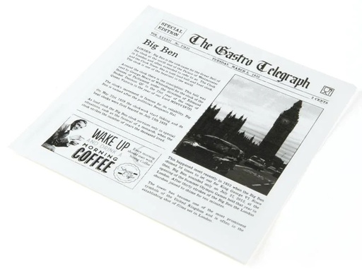 [90014503 1072864] Sier Sandwich-Beutel News Paper 13 cm x 15 cm, 300 Stück