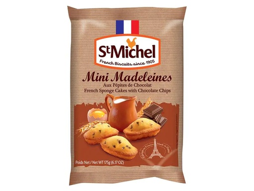 [90145460 1171195] St.Michel Mini Madeleines mit Schokosplittern 175 g