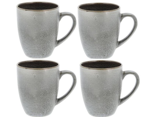 [90014537 828935] Bitz Kaffeetasse 300 ml, 4 Stück, Grau