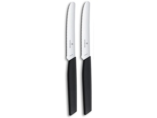 [90145646 1211590] Victorinox Tafelmesser Swiss Modern 2 Stück, Schwarz