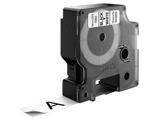 [90145657 80515] DYMO Beschriftungsband D1 Schwarz auf Weiss