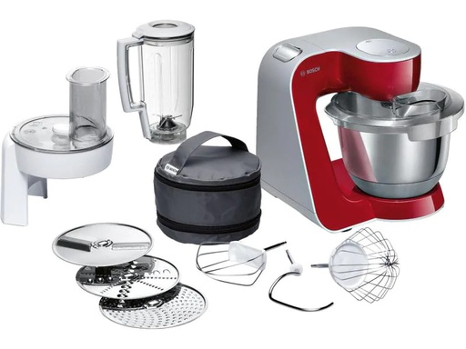 [90145681 699553] Bosch Küchenmaschine MUM58720 Rot/Silber