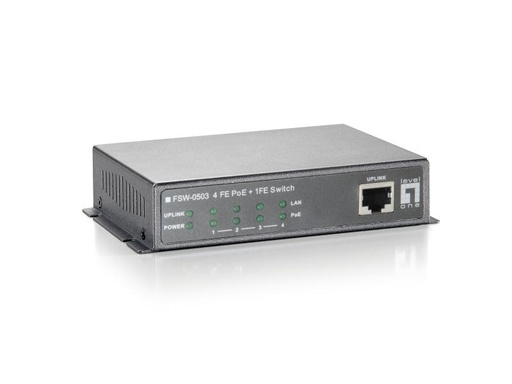 [90145965 300005] LevelOne PoE Switch FSW-0503 5 Port