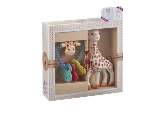 [90146093 726011] Sophie la girafe Geschenkset Spielfigur und Beissring