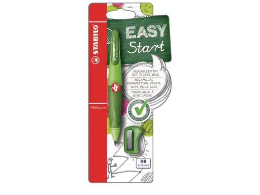 [90146104 350629] STABILO Minenbleistift EASYergo 3.15 Rechts, Grün