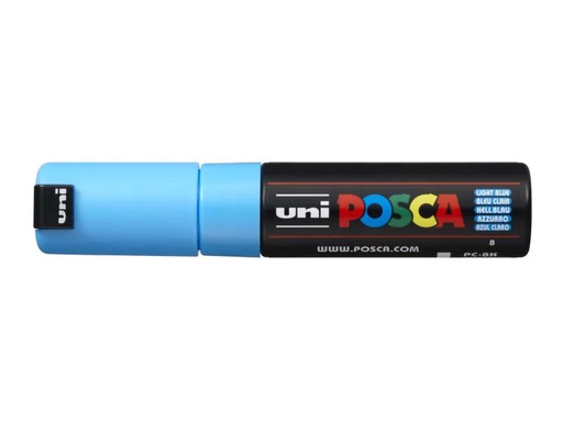 [90146118 779956] Uni Permanent-Marker POSCA 8 mm Hellblau
