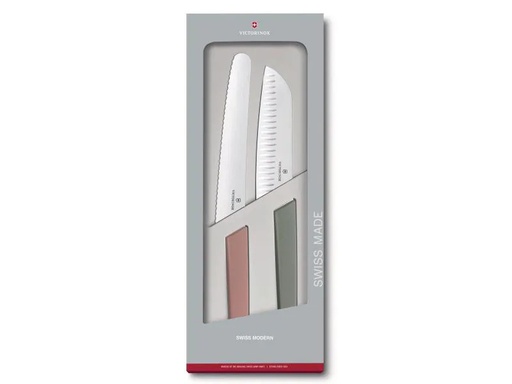 [90146133 987538] Victorinox Küchenmesser Swiss Modern Grün/Rosa