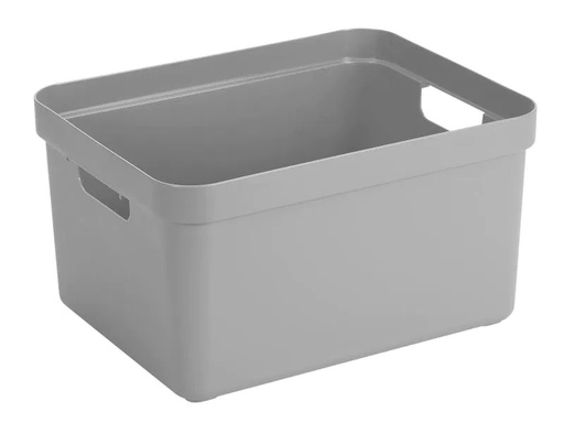 [90146169 849688] Sigma Home Aufbewahrungsbox 32 l Hellgrau