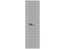 NEOMOUNTS Anschlussplatte KEYB-V100RACK