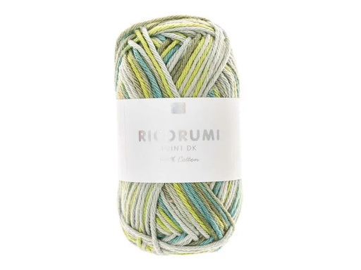 [90014602 1208405] Rico Design Wolle Creative Ricorumi DK Print 25 g, Grün-Mix