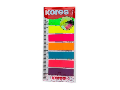 [90146651 1096350] Kores Page Marker mit Lineal 200 Stück