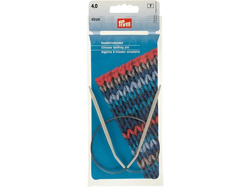 [90146722 1175056] Prym Rundstricknadel Ø 4 mm x 40 cm, Alu, Grau