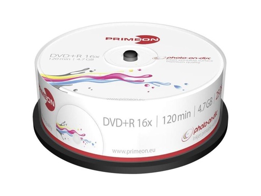 [90146741 355457] Primeon DVD+R 4.7 GB, Spindel (25 Stück)
