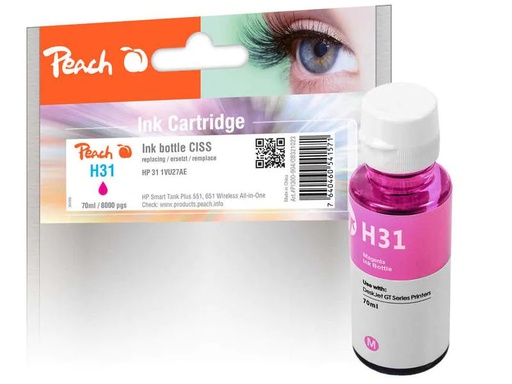 [90146787 1142686] Peach Tinte HP 31 (1VU27AE) Magenta