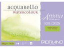 Fabriano Aquarellblock Artistico Extra White 12.5 x 18 cm, Rau